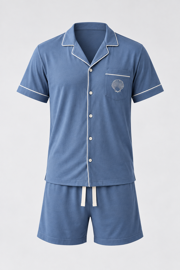 SEA LA VIE POCKET MEN'S SHORTS SET HARBOR BLU