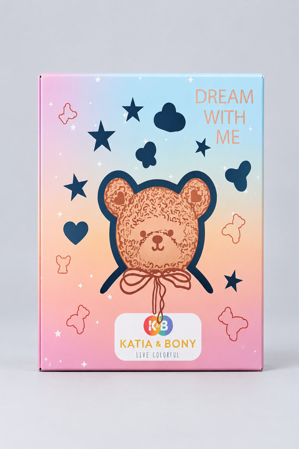 KIDS' BOXED TEDDY PYJAMA SET - ECRU