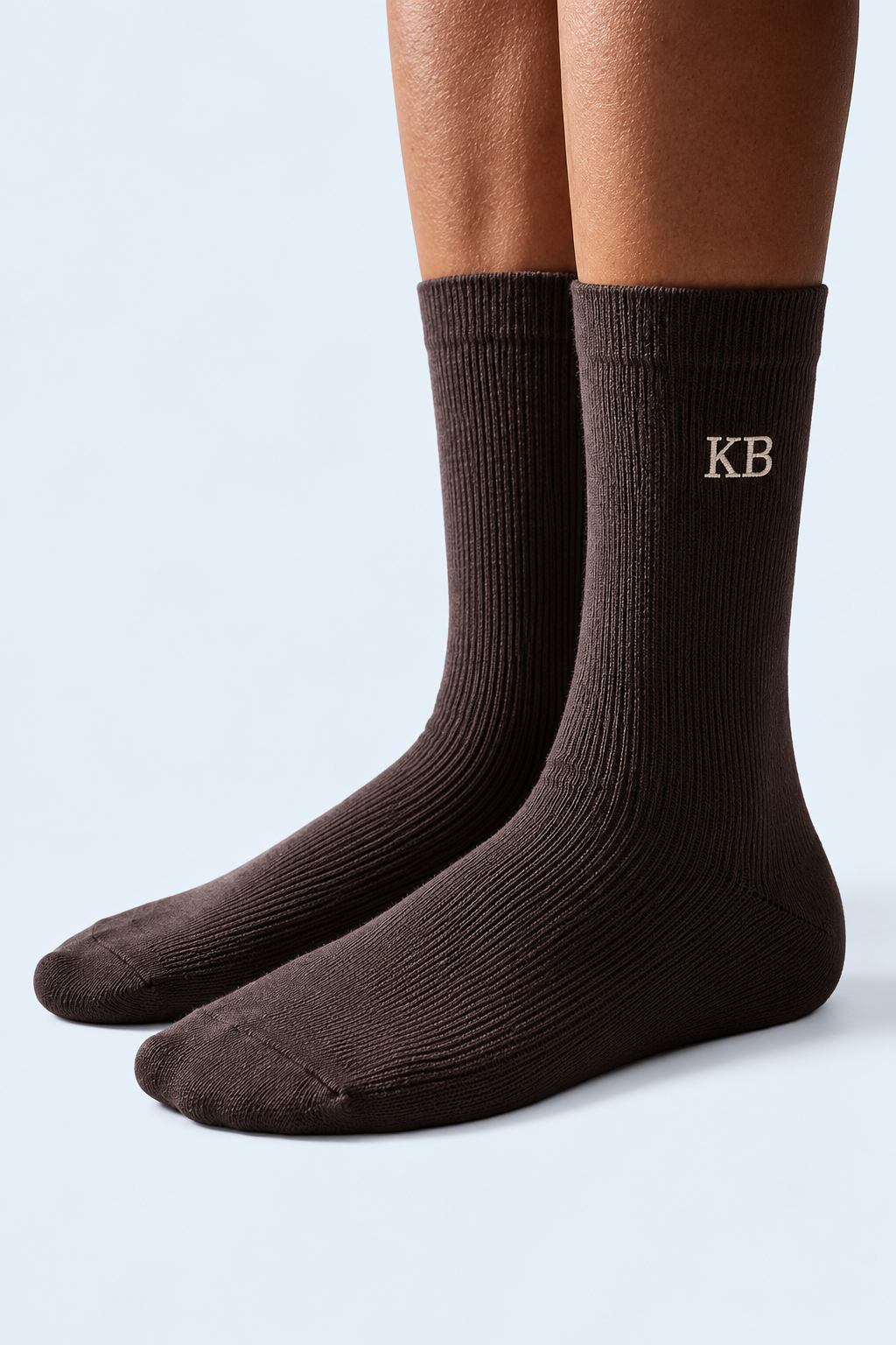 EMBROIDERED UNISEX ANKLE SOCKS ANTHRACITE