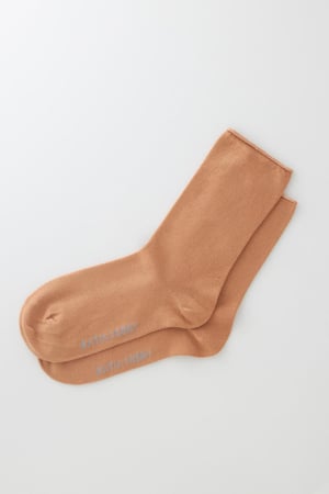 ELASTIC MODAL WOMEN SOCKS LIGHT BROWN
