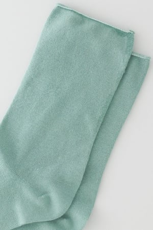 ELASTIC MODAL WOMEN SOCKS DARK GREEN