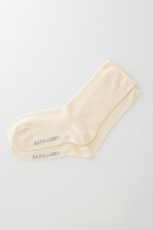 ELASTIC MODAL WOMEN SOCKS CREAM