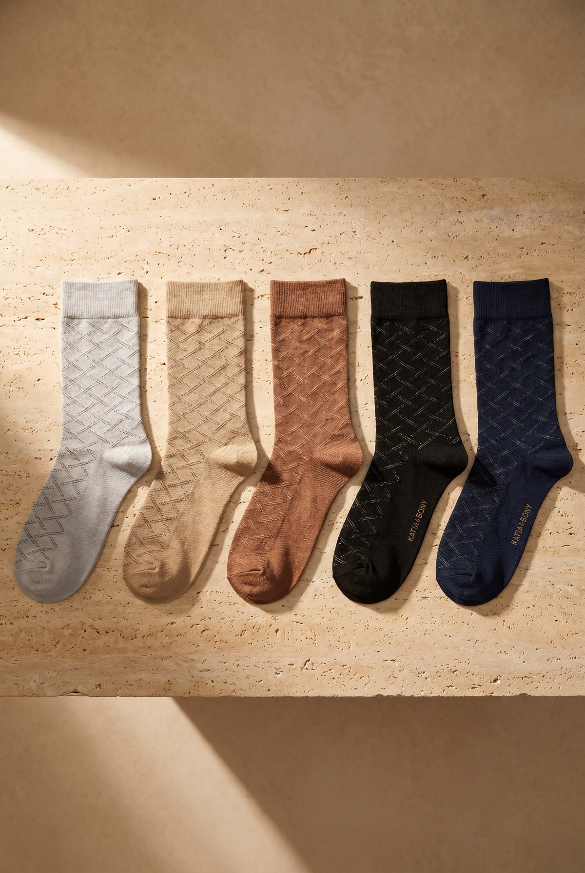 5PCK Boxed Bamboo Men's Ankle Socks MIX