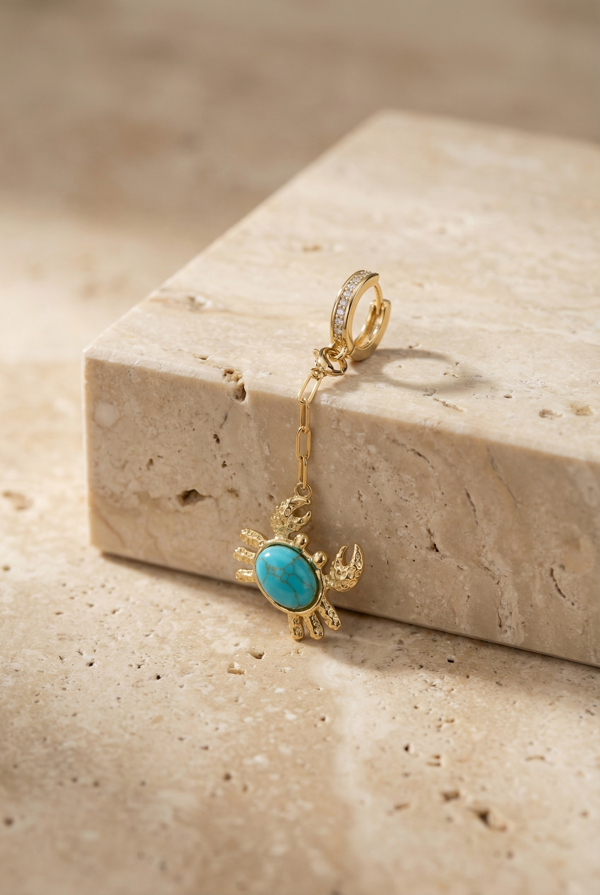TAŞLI YENGEÇ CHARM GOLD