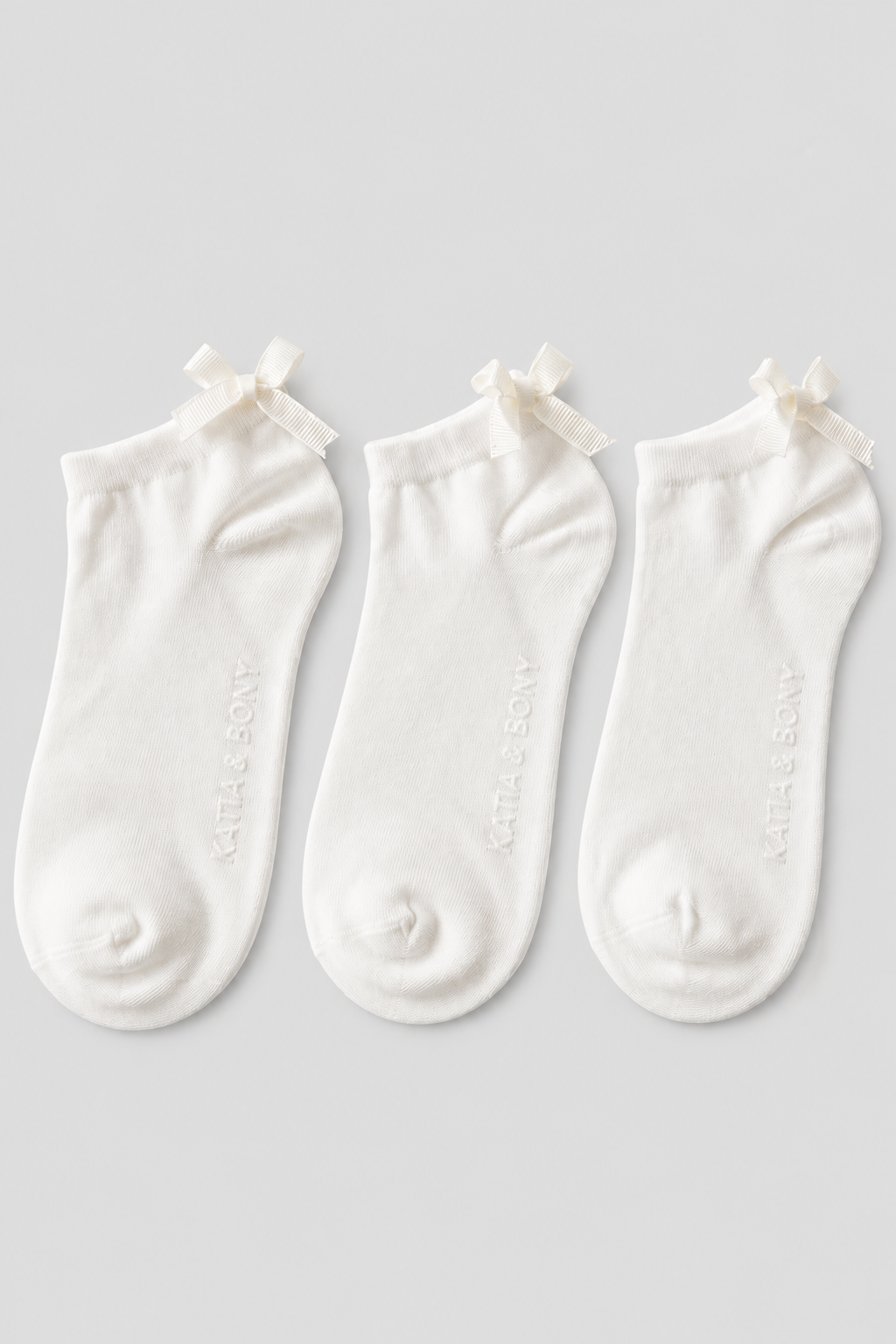 3PCK SOFT BAMBOO GIRLS STEP SOCKS WHITE