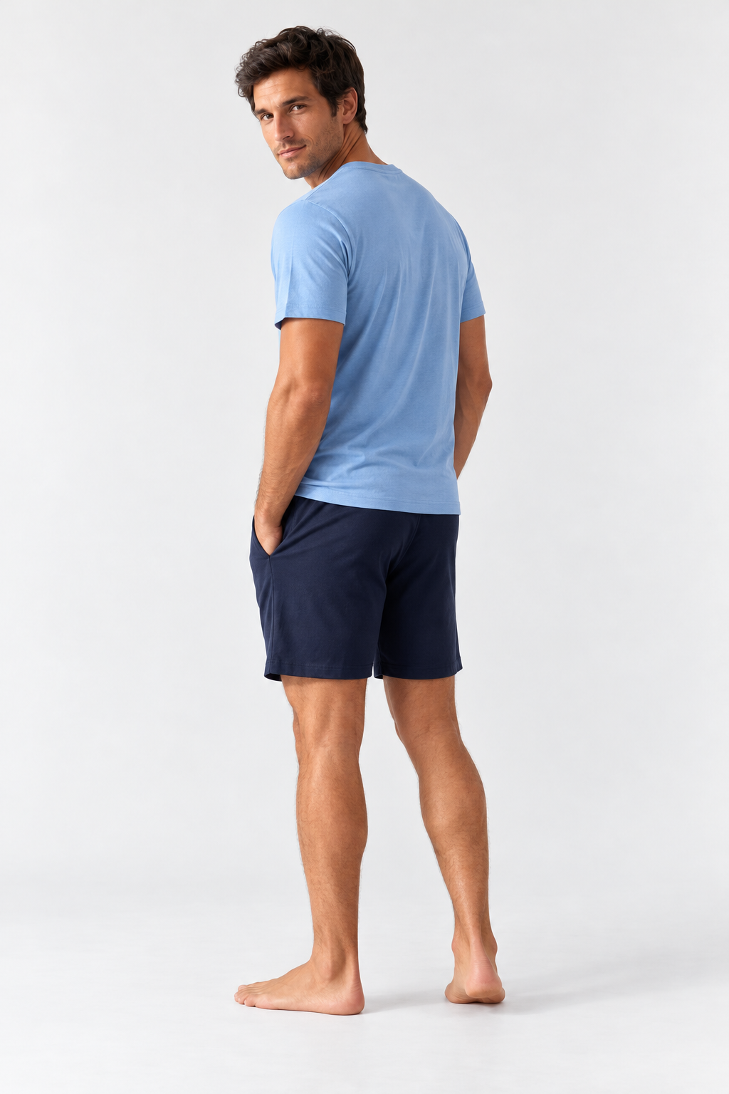 SAILOR SURF TEDDY MEN'S SHORTS SET BLUE