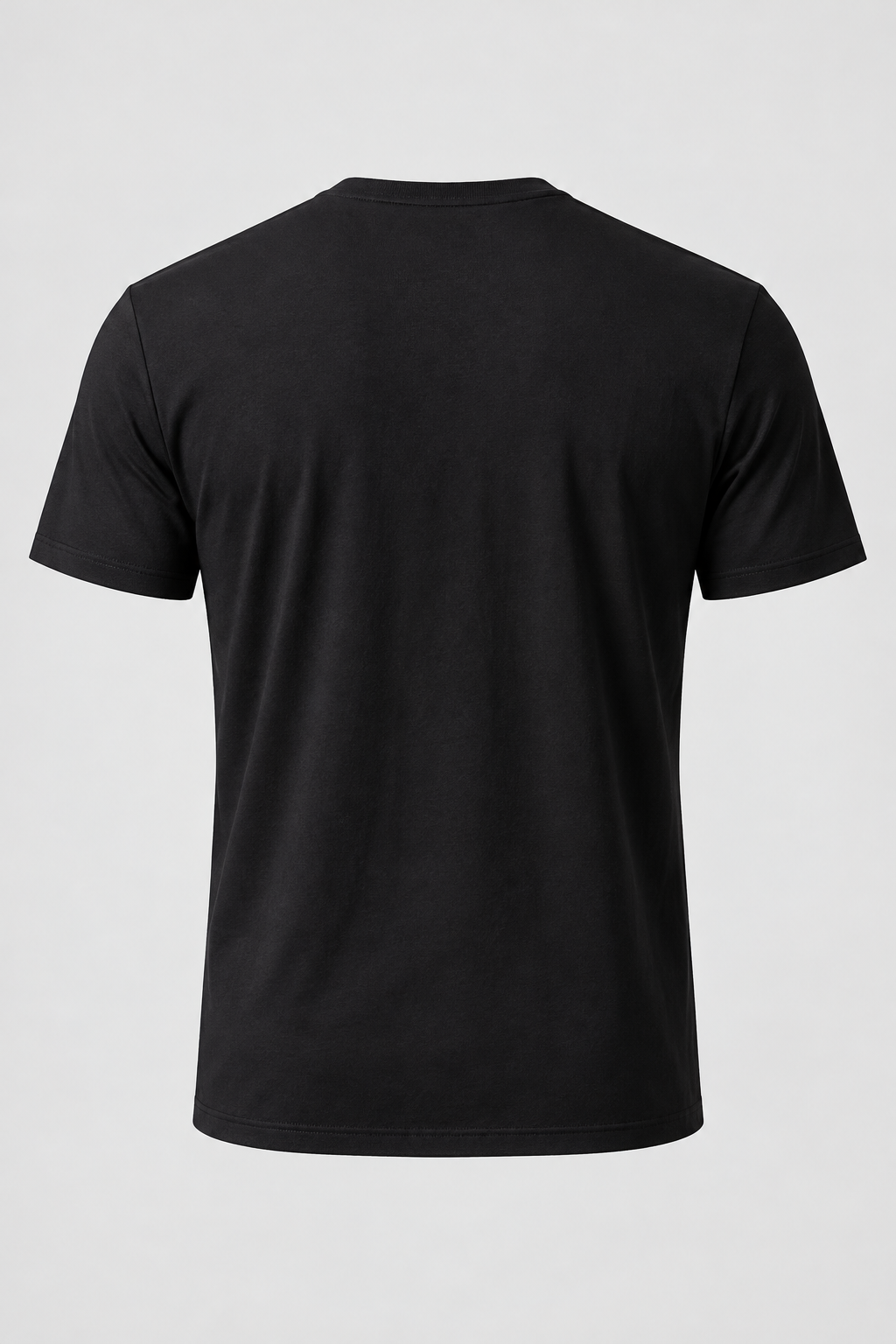 SILVER MEN'S V-NECK PYJAMA TOP - BLACK