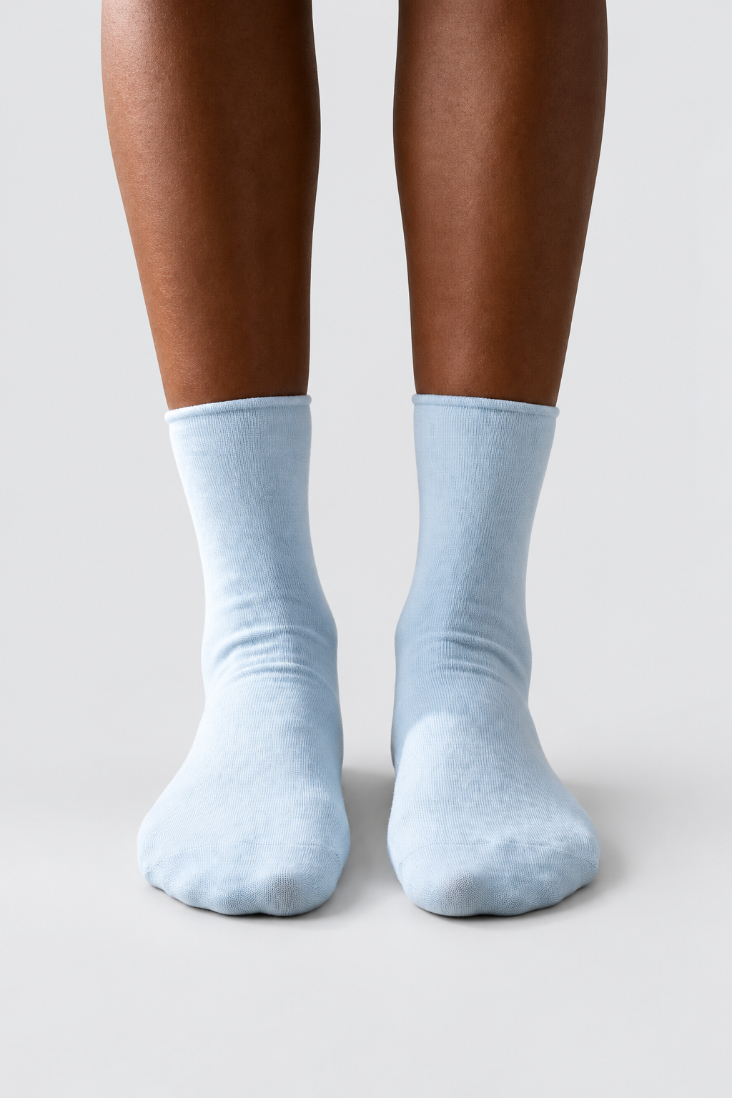 ELASTIC MODAL WOMEN SOCKS LIGHT BLUE