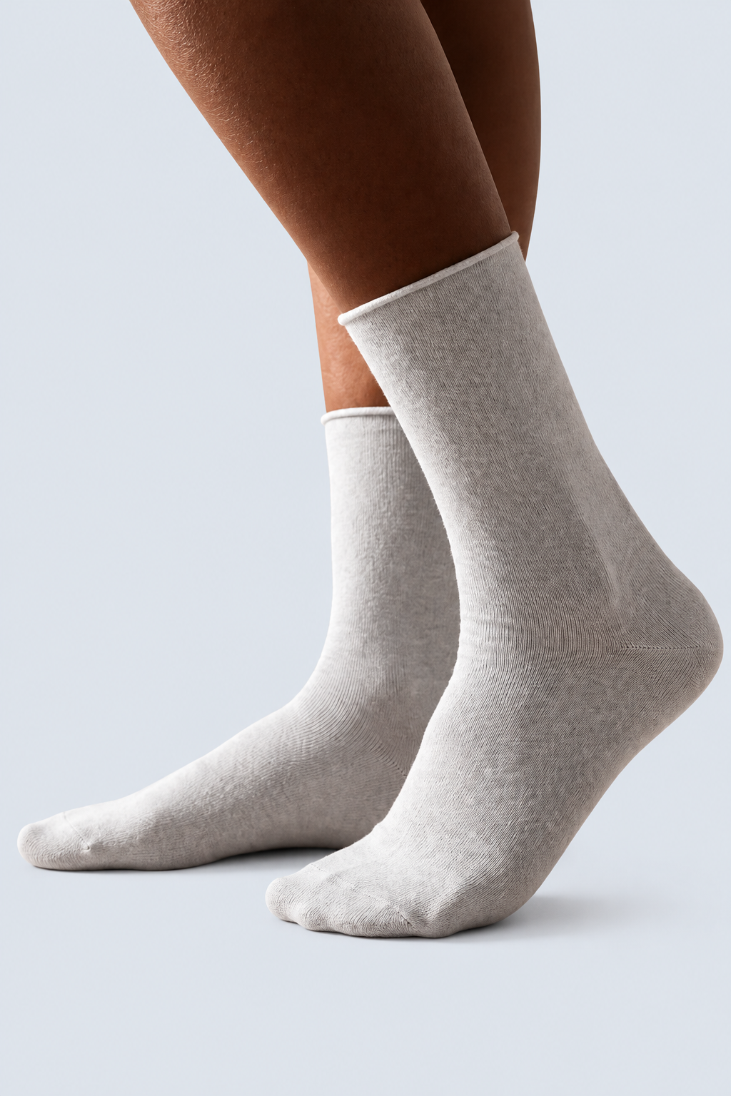 ELASTIC MODAL WOMEN SOCKS GREY