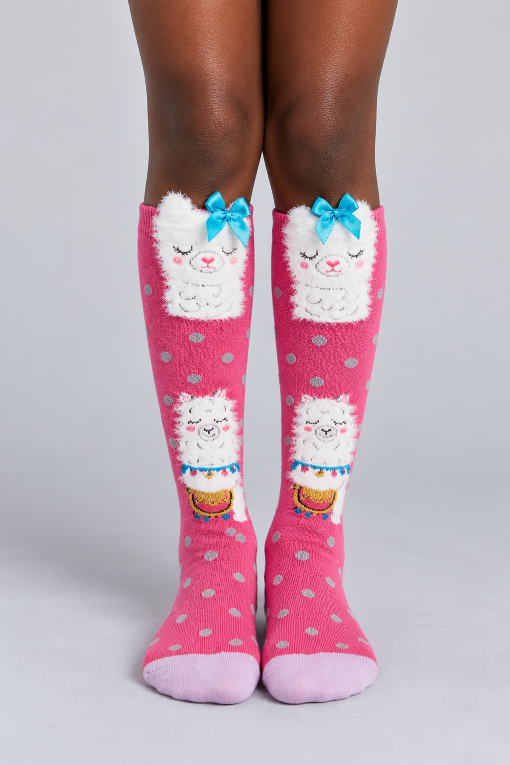 RIBBON LAMB CHILDREN'S KNEE HIGH SOCKS MIX