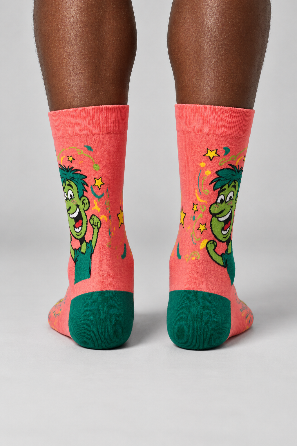 FACE PATTERNED UNISEX SOCKS MIX