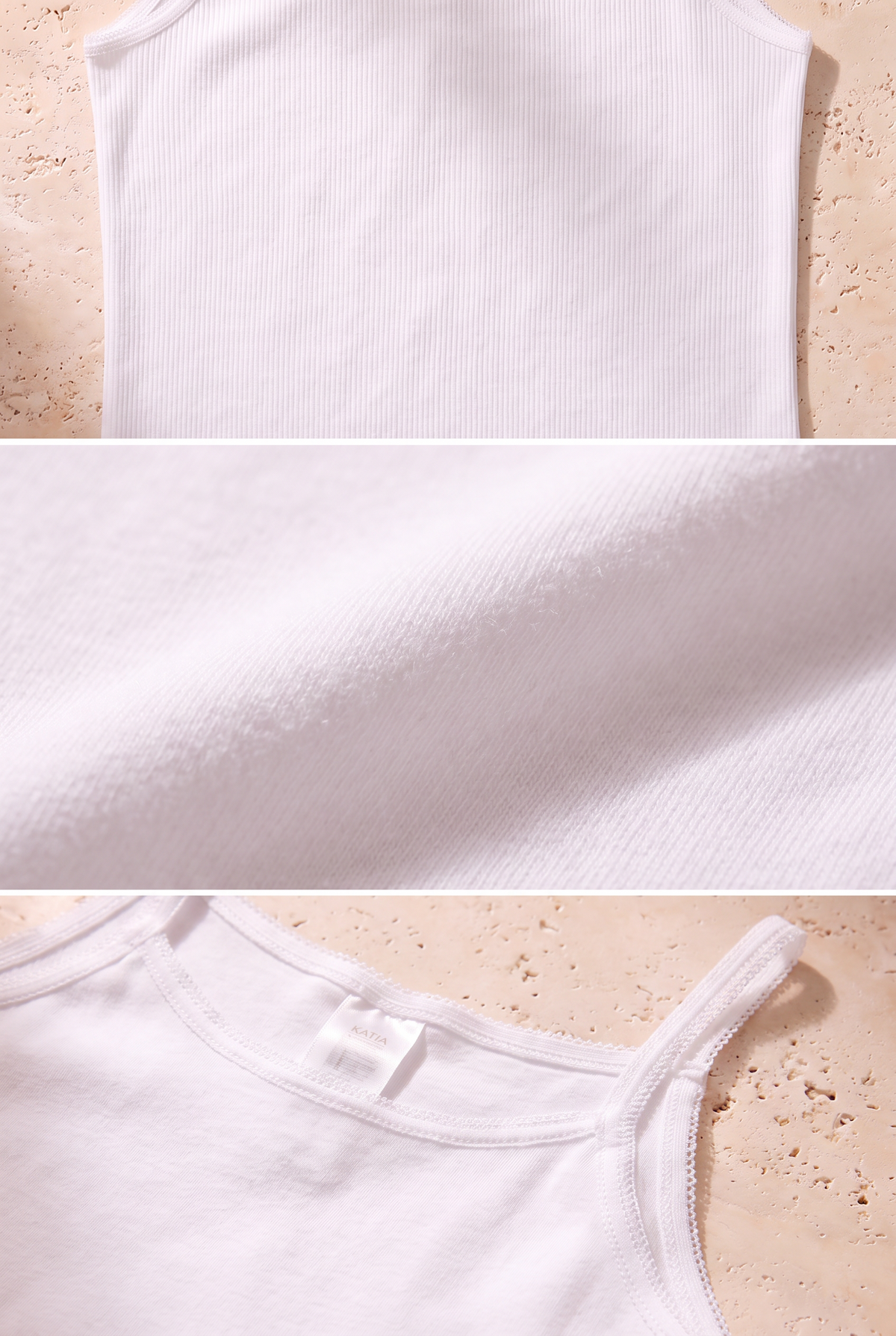 2PCK BASIC RIBBED GIRLS' UNDERSHIRT WHITE