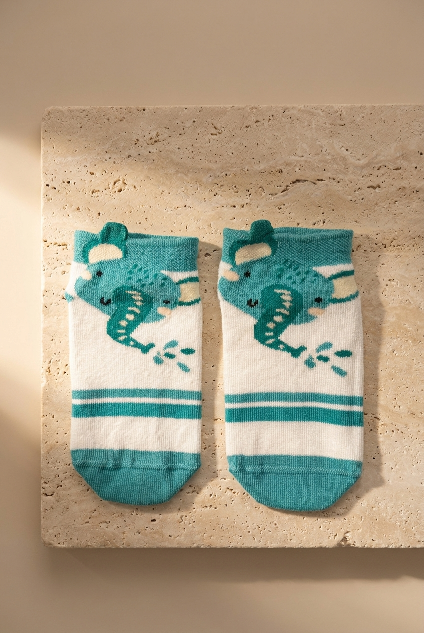 2PCK ANIMAL PATTERNED CHILDREN'S SOCKS MIX