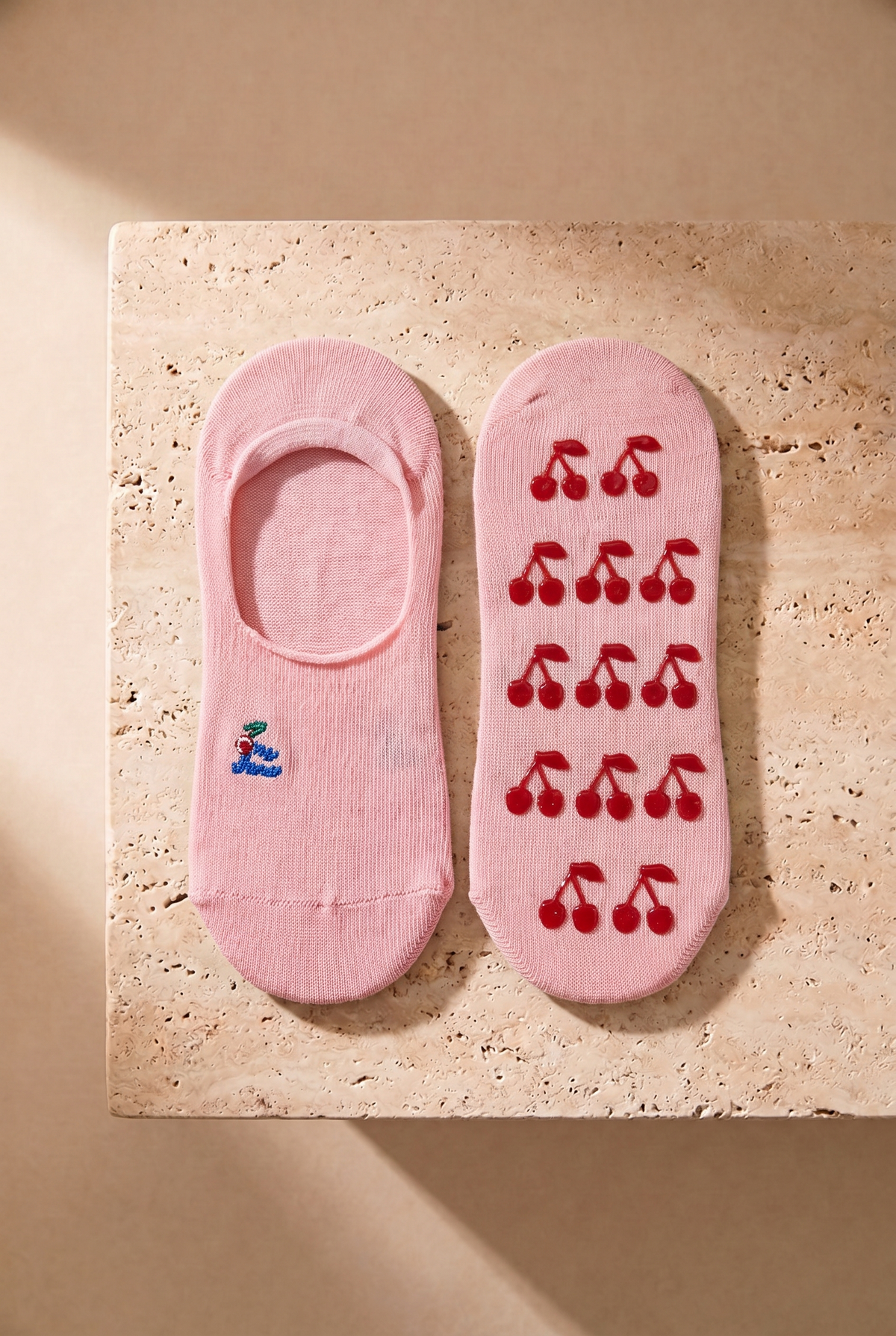 2PCK CHERRY CHILDREN'S INVISIBLE SOCKS MIX