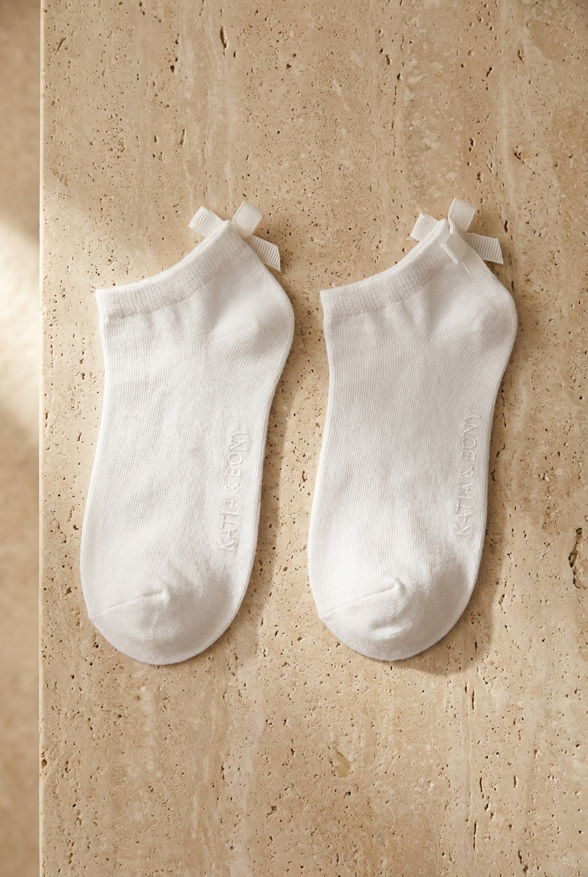 3PCK SOFT BAMBOO GIRLS STEP SOCKS WHITE-WHITE-WHITE
