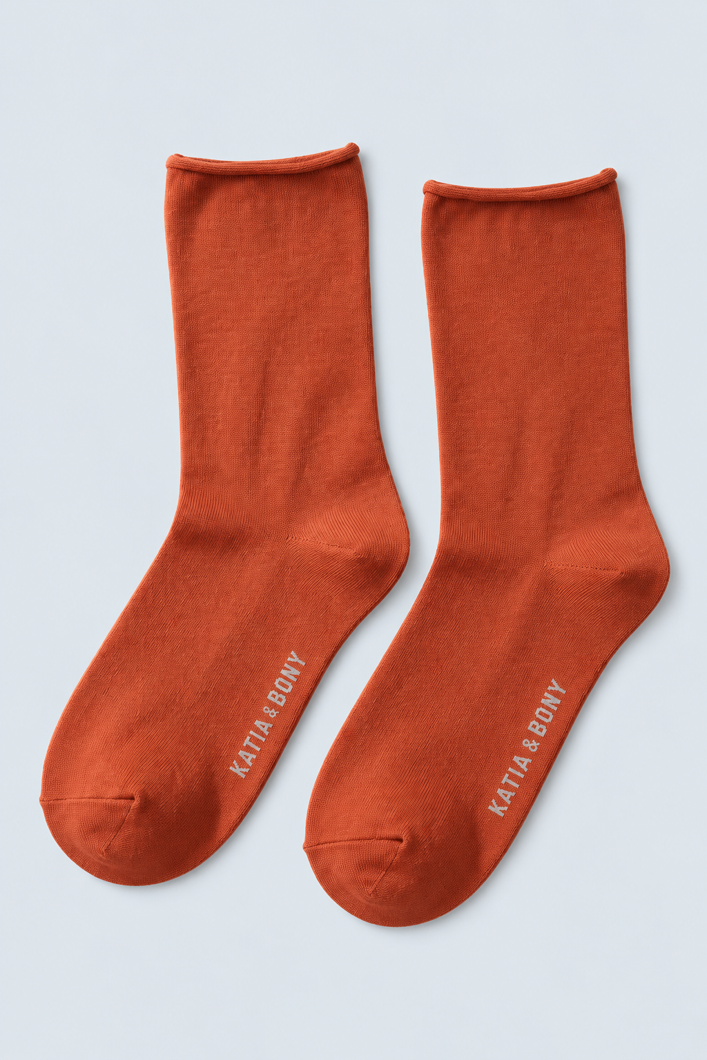 ELASTIC MODAL WOMEN SOCKS BRICK