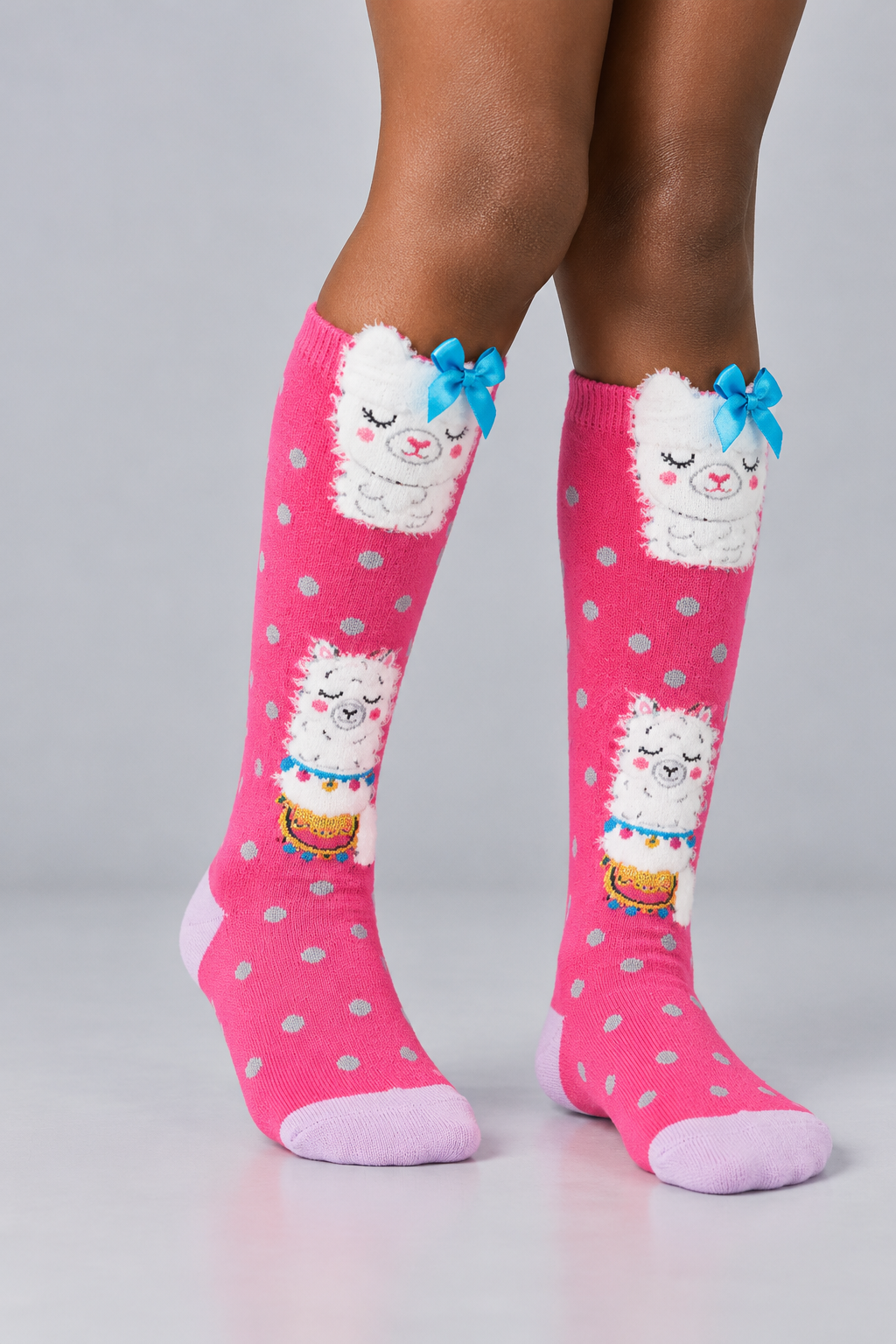 RIBBON LAMB CHILDREN'S KNEE HIGH SOCKS MIX