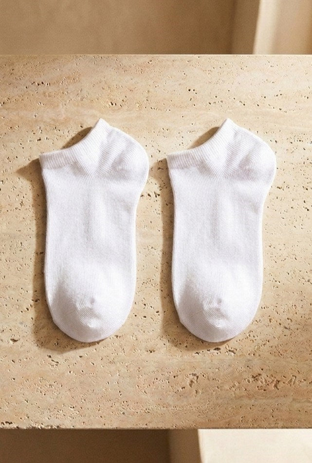 3PCK SUPER BAMBOO KIDS  STEP SOCKS WHITE