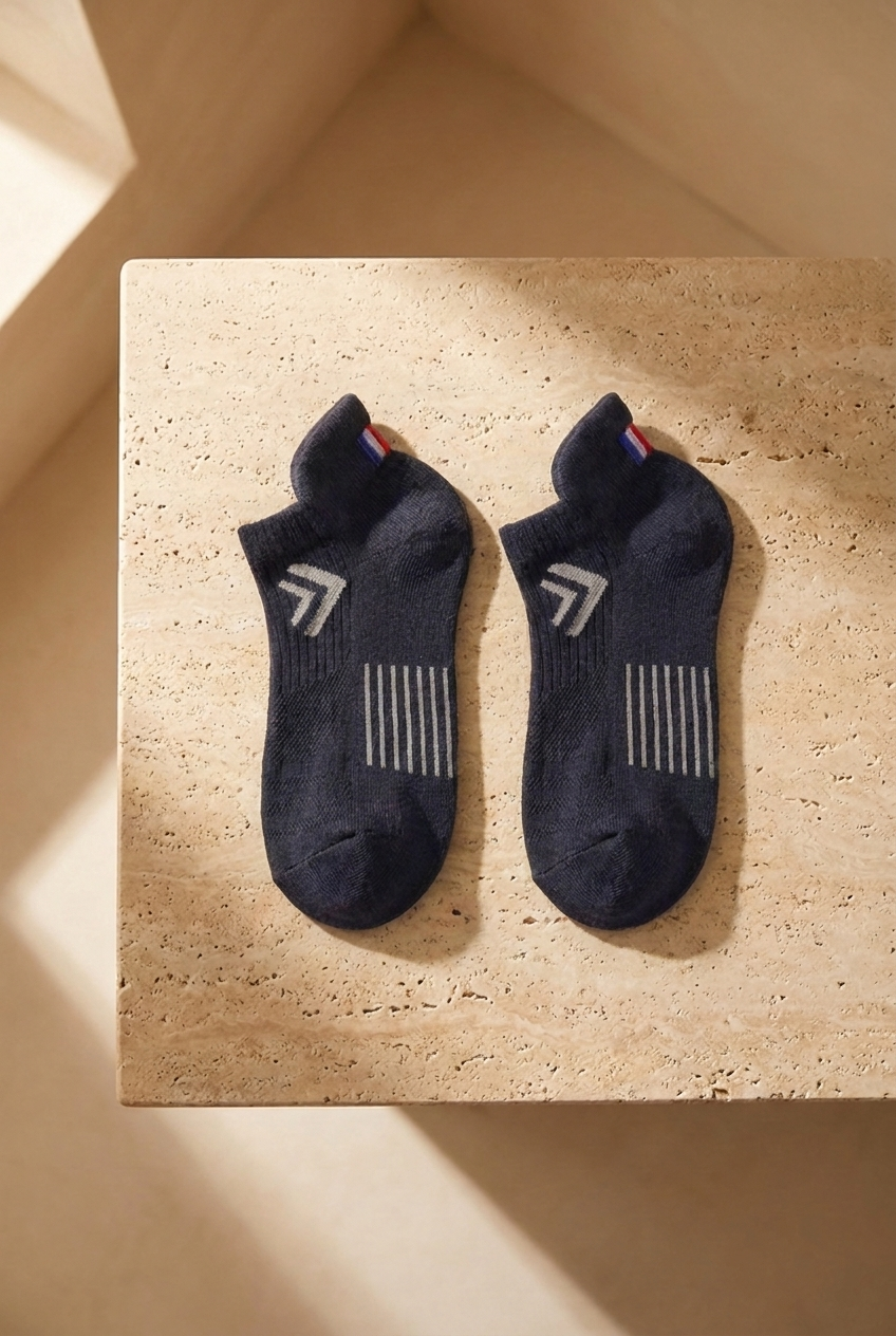3PCK 2021-222 GOLF UNISEX STEP SOCKS WHITE/NAVY/GREY