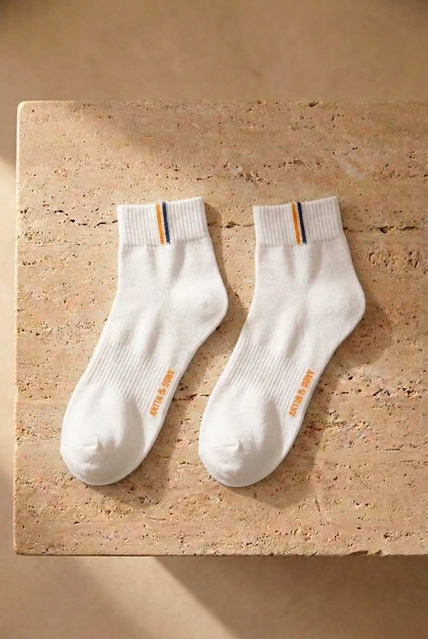 3PCK 2019-2885 GOLF UNISEX STEP SOCKS WHITE-WHITE-WHITE