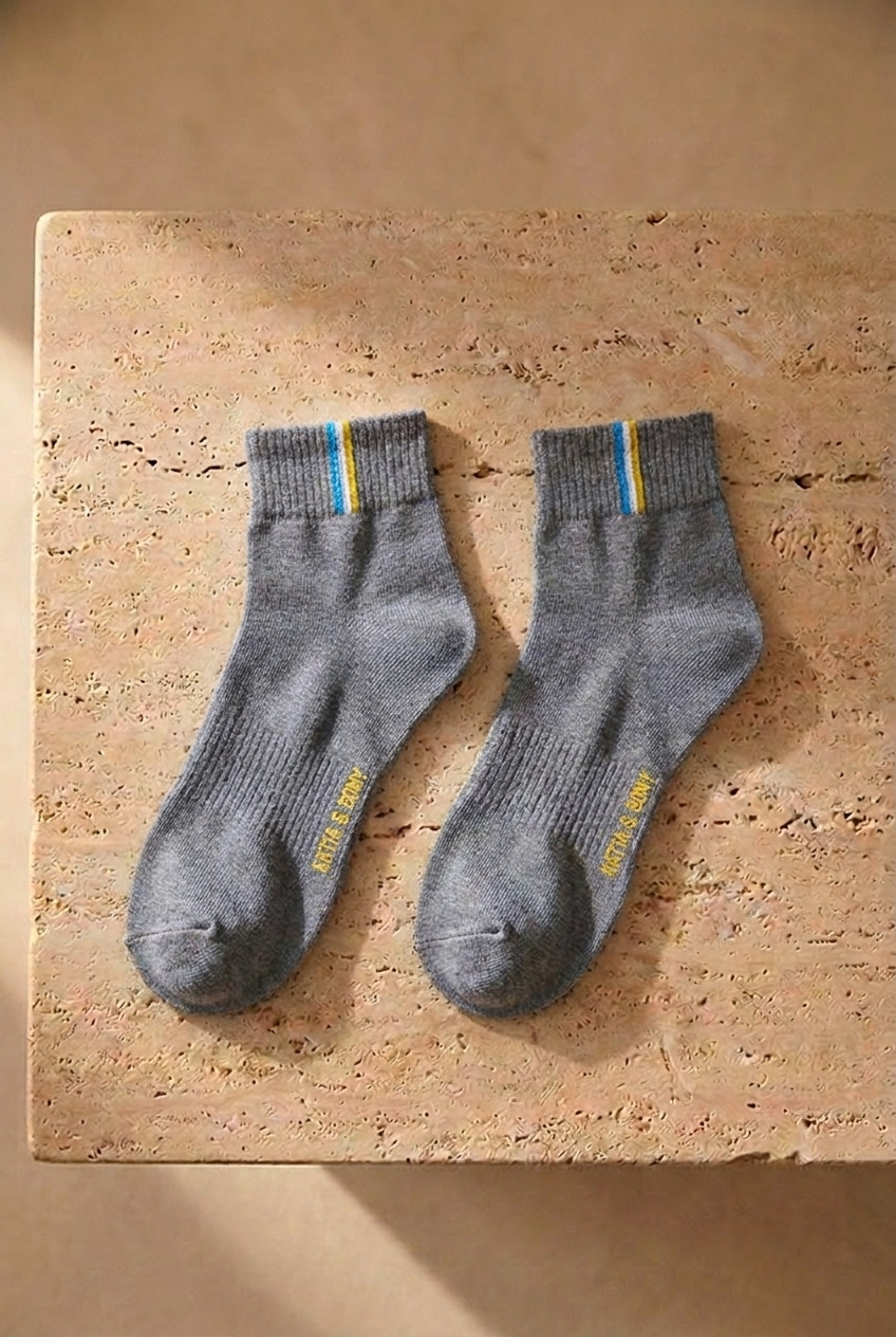 3PCK 2019-2885 GOLF UNISEX STEP SOCKS BLACK/WHITE/GREY
