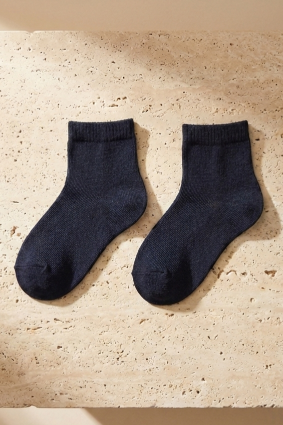 3PCK HAROLD BAMBOO KIDS SOCKS ANTRACITE-NAVY-BLACK
