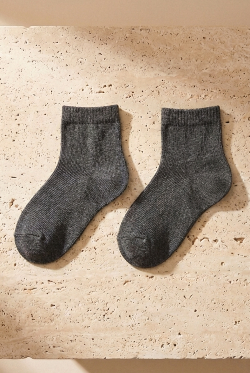 3PCK HAROLD BAMBOO KIDS SOCKS ANTRACITE-NAVY-BLACK