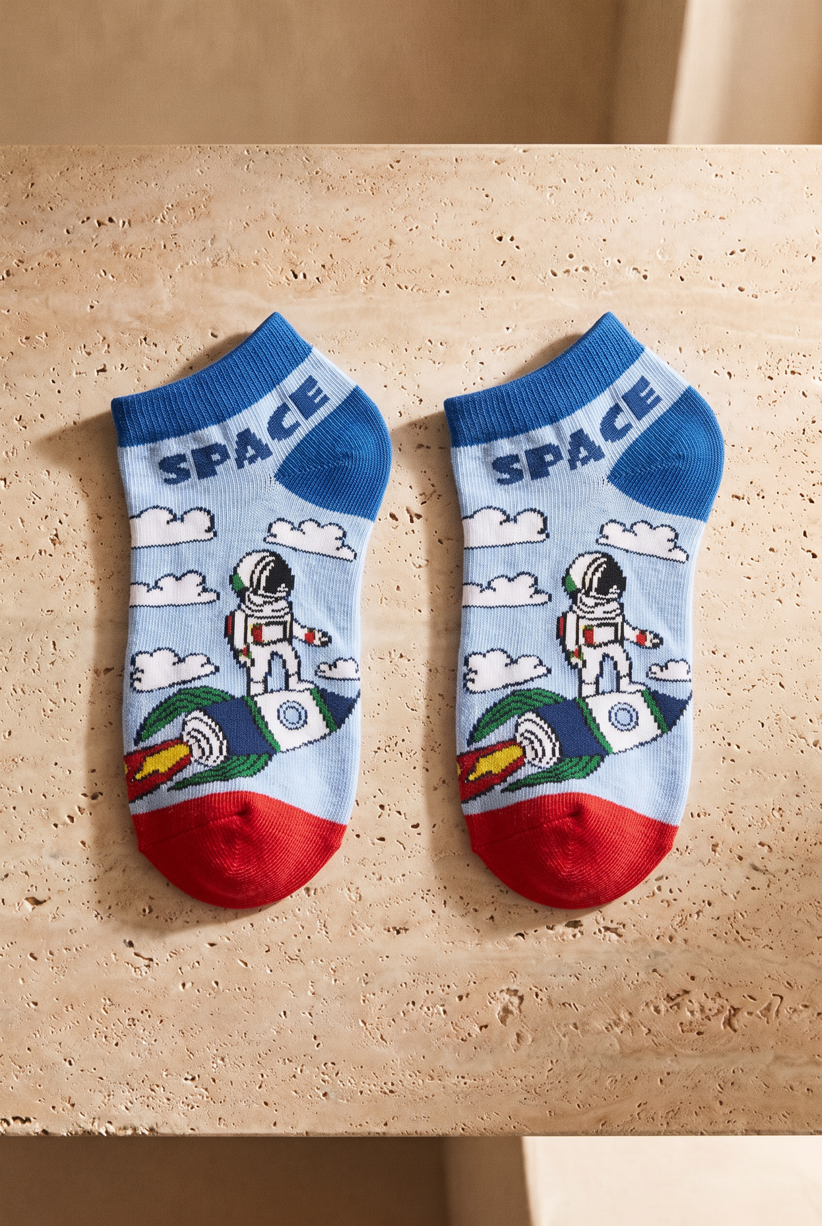 4PCK SPACE BOYS STEP SOCKS MIX