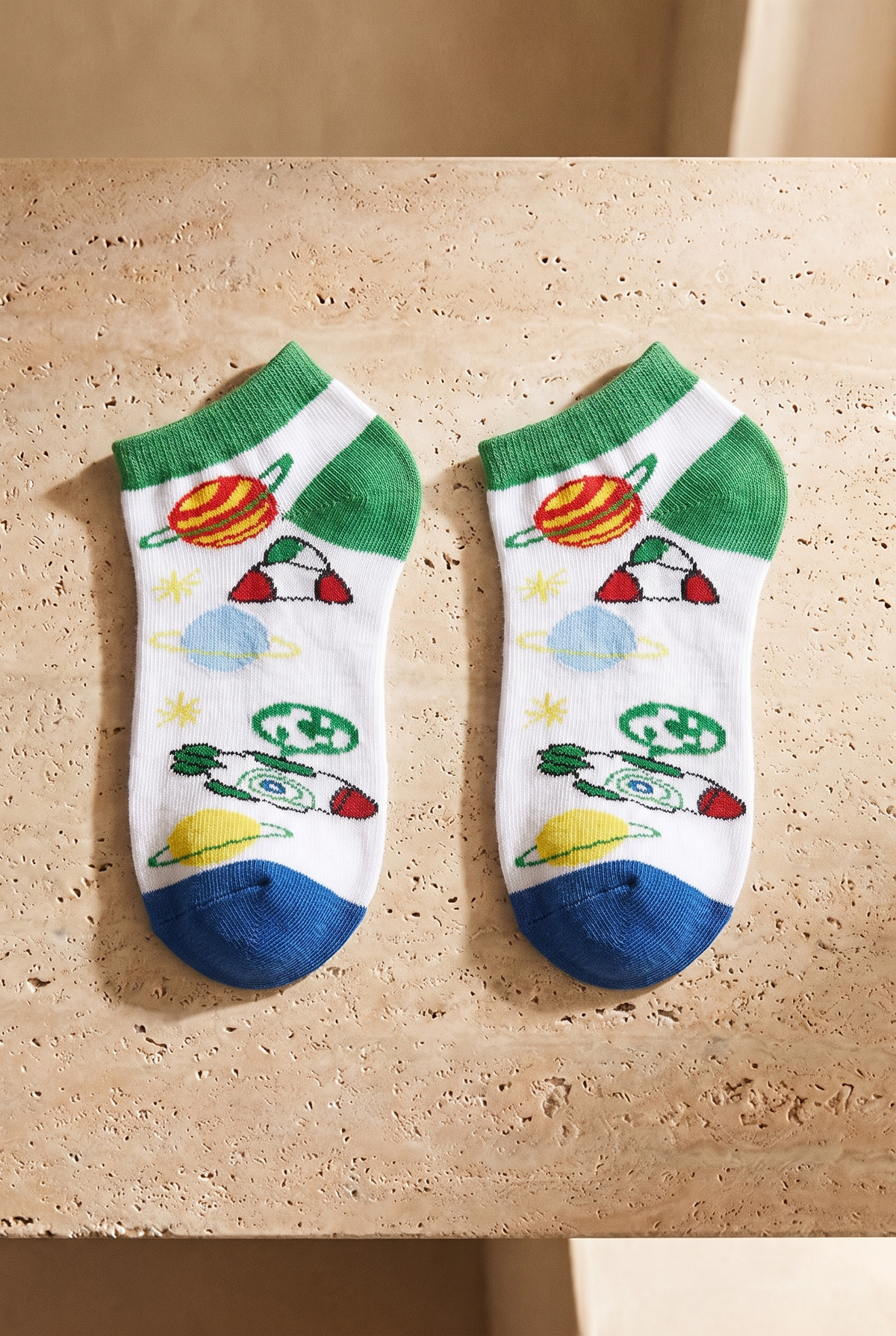 4PCK SPACE BOYS STEP SOCKS MIX