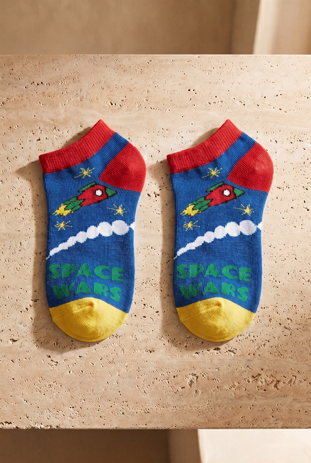 4PCK SPACE BOYS STEP SOCKS MIX