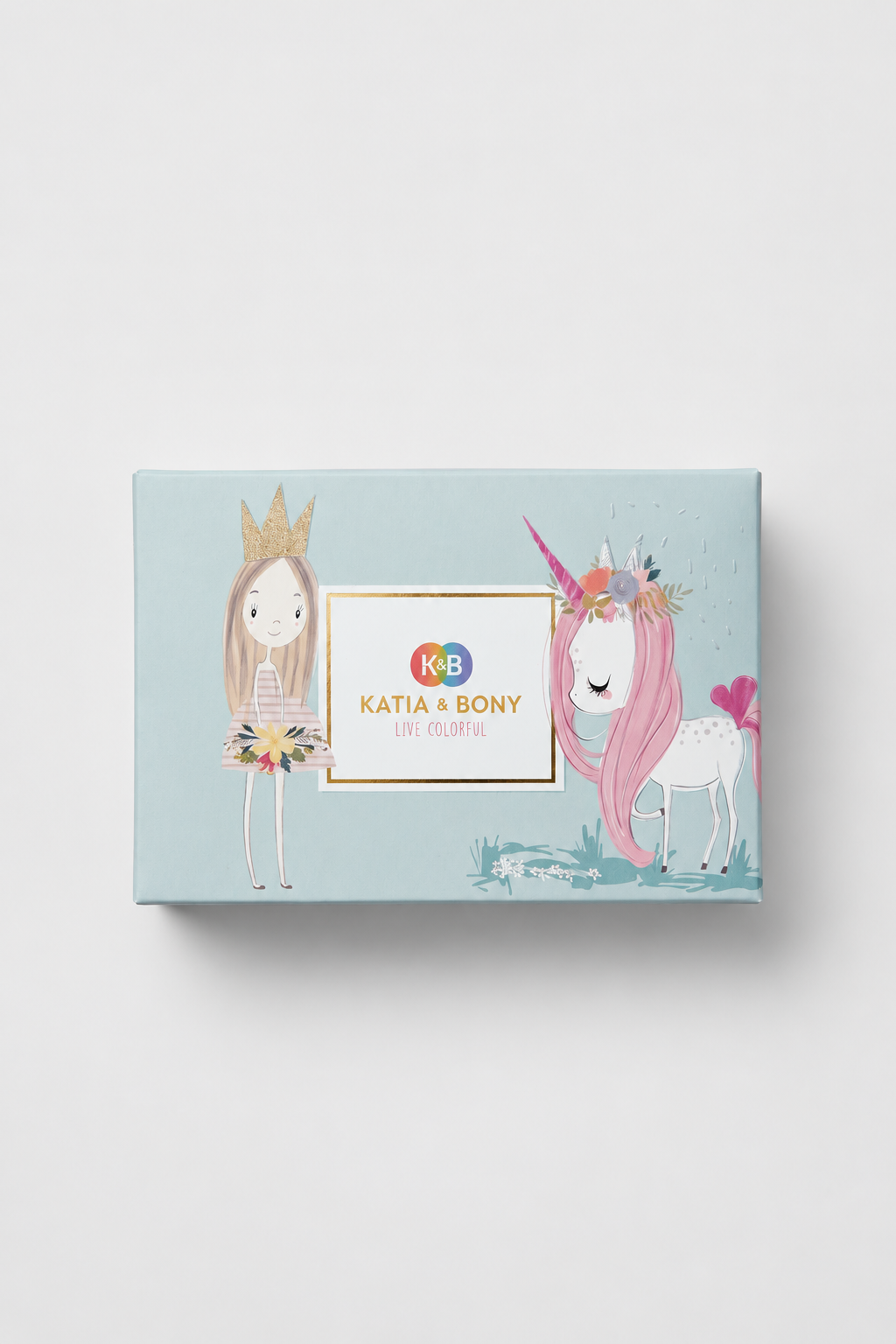 4PCK UNICORN BOX GIRLS SOCKET SOCKS MIX