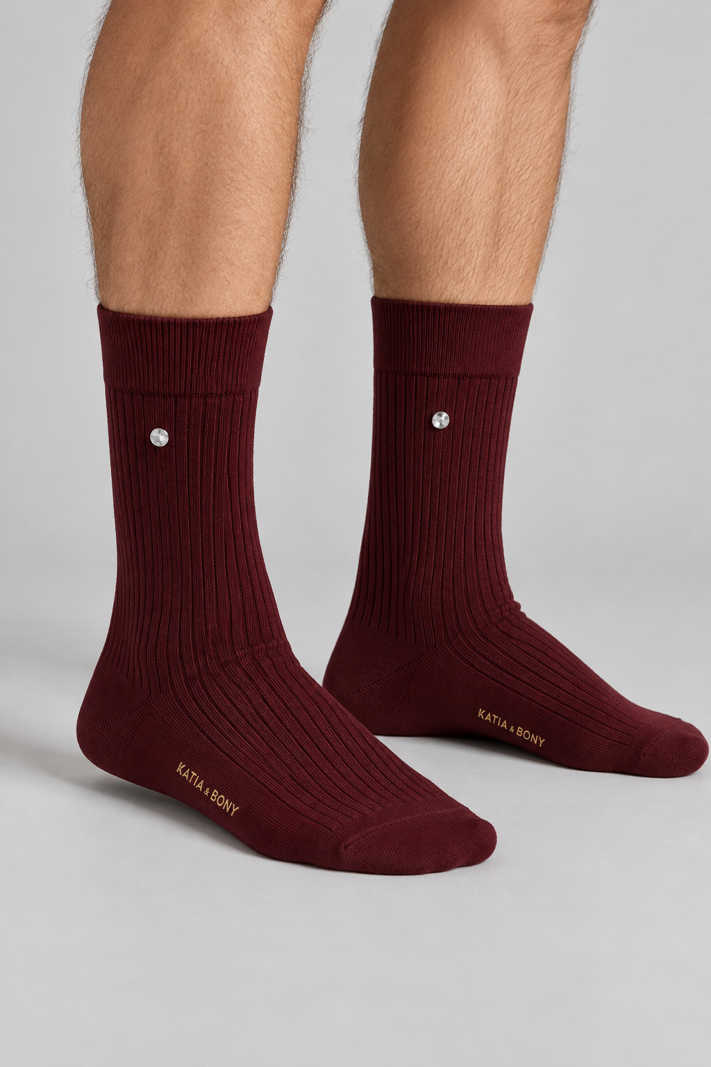 3PCK Stapled Boxed Socket Socks BURGUNDY