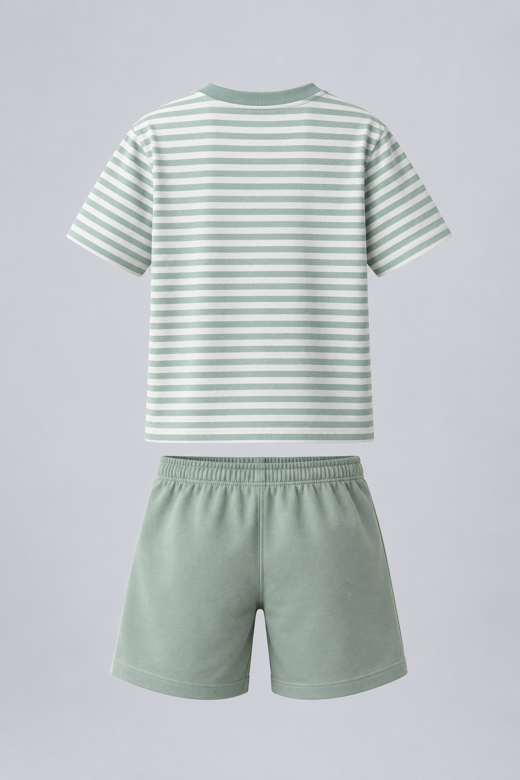 SEA LA VIE TEDDY BOY SHORTS SET GREEN