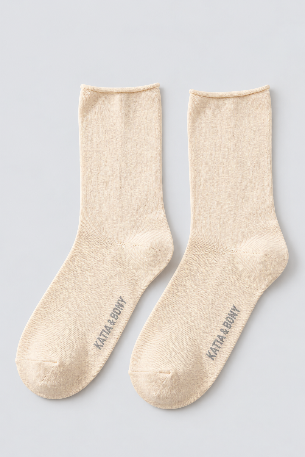 ELASTIC MODAL WOMEN SOCKS ECRU