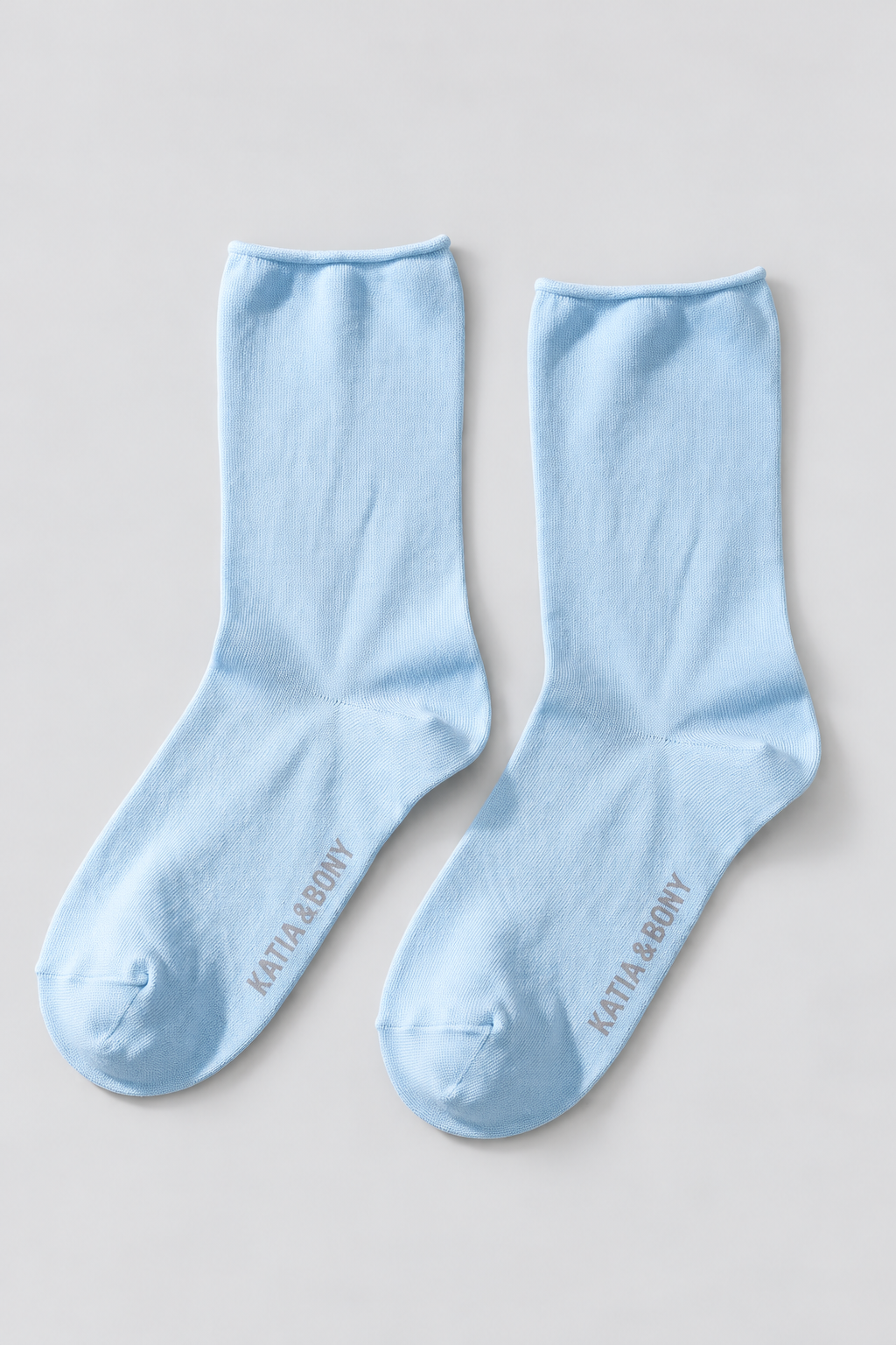 ELASTIC MODAL WOMEN SOCKS LIGHT BLUE