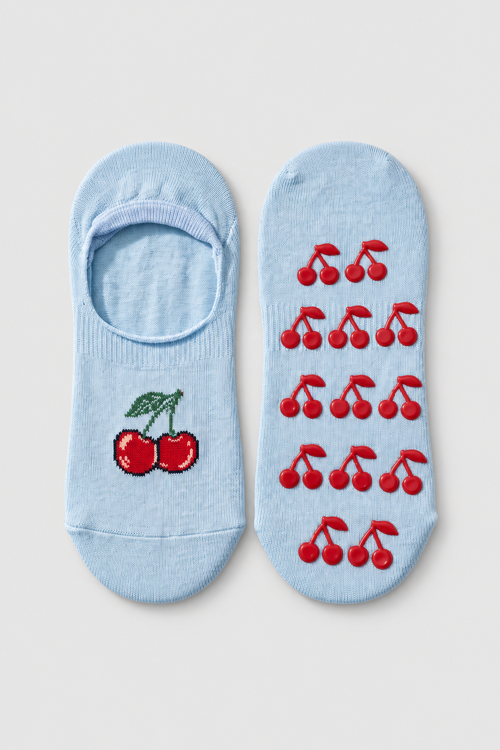 2PCK CHERRY CHILDREN'S INVISIBLE SOCKS MIX