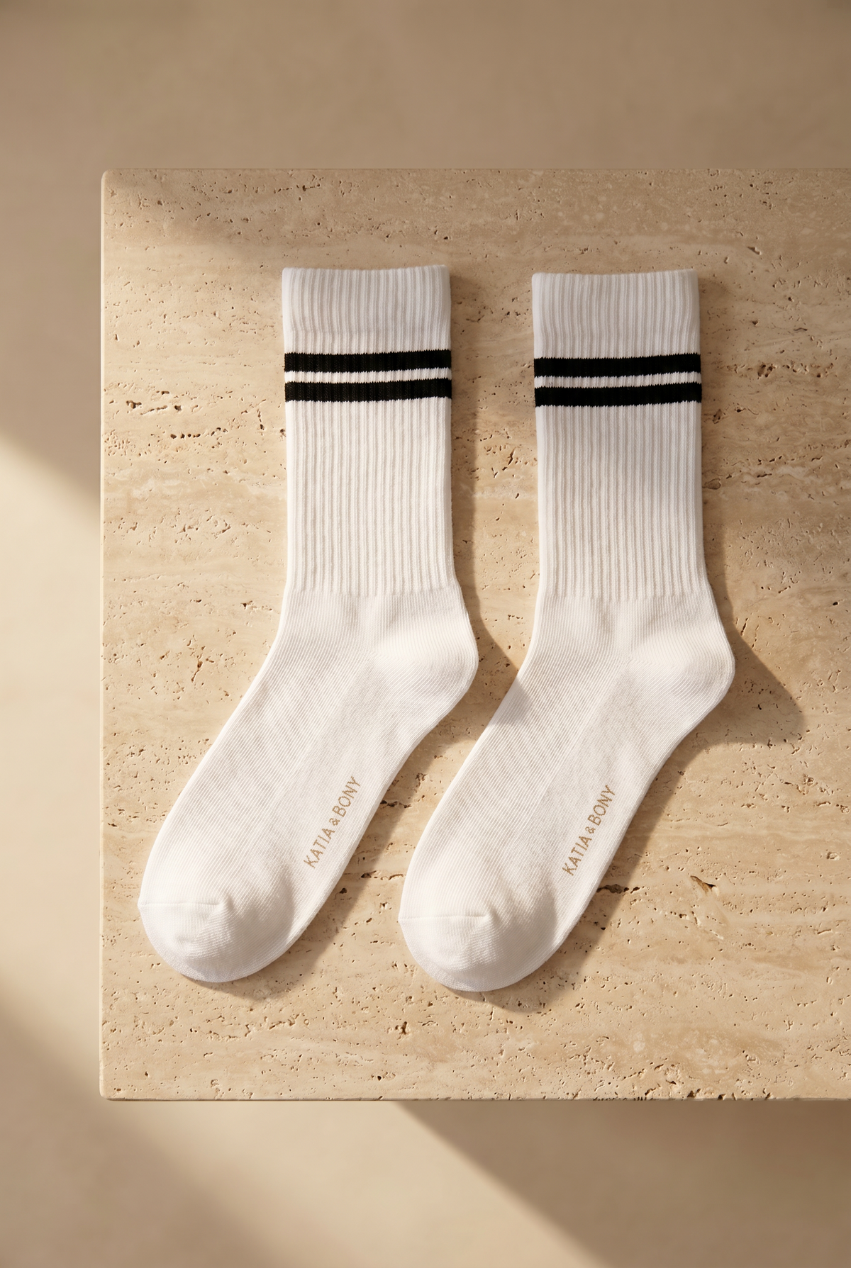4 PCK STRIPED UNISEX SOCKET SOCKS WHITE