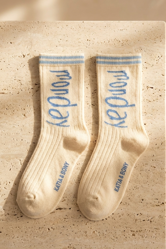 5PCK WEEKDAYS KIDS SOCKET SOCKS MIX