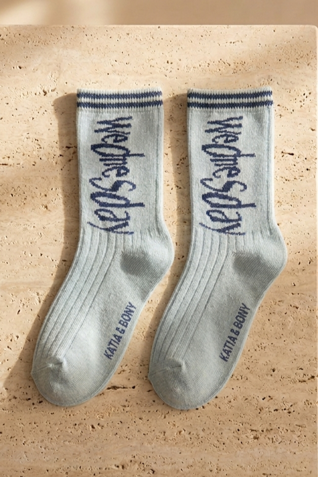 5PCK WEEKDAYS KIDS SOCKET SOCKS MIX