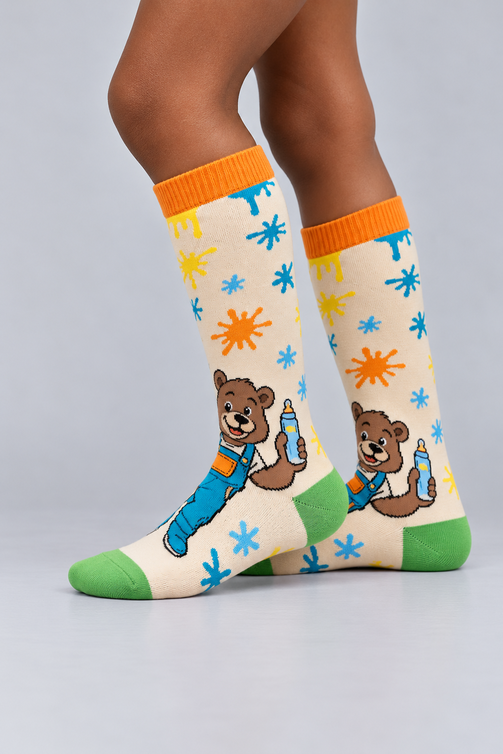 TEDDY KIDS KNEE SOCKS MIX