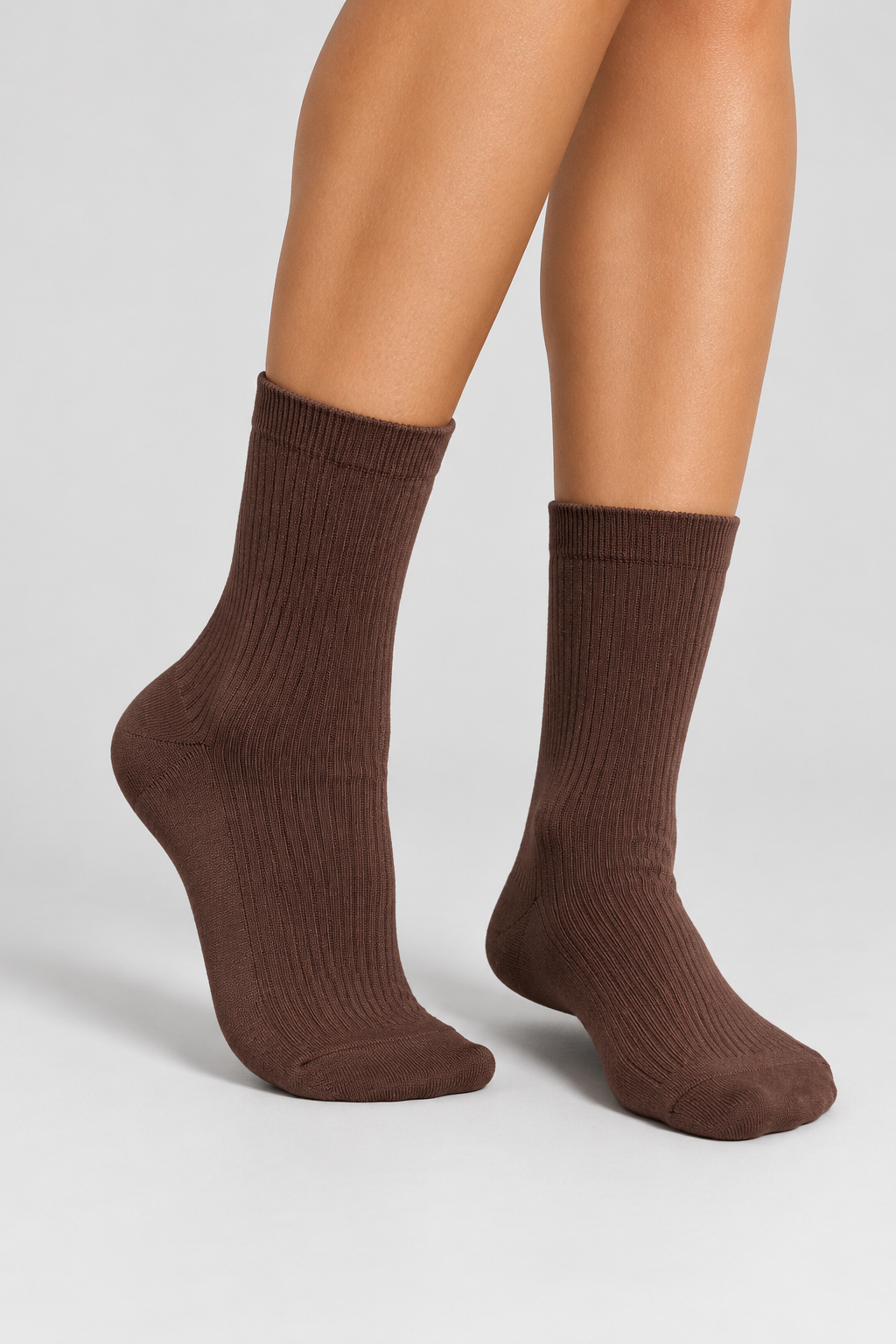 6PCK BOX MEN PREMIUM SOCKET SOCKS BROWN MIX