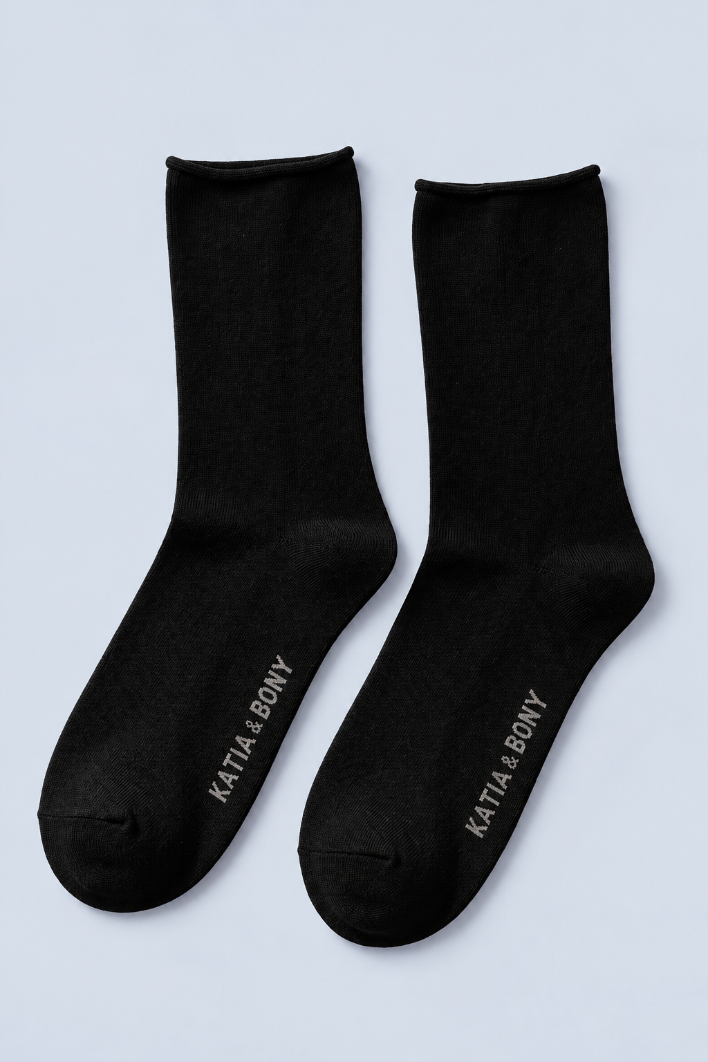 ELASTIC MODAL WOMEN SOCKS BLACK