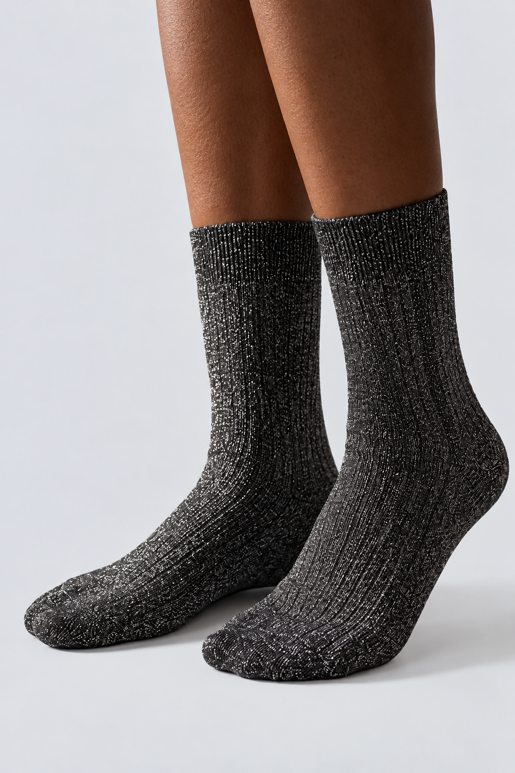 WOMEN SOCKET SOCKS BLACK