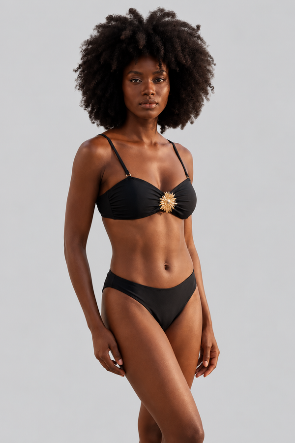 SILVERLINE WOMEN'S BIKINI SET BLACK