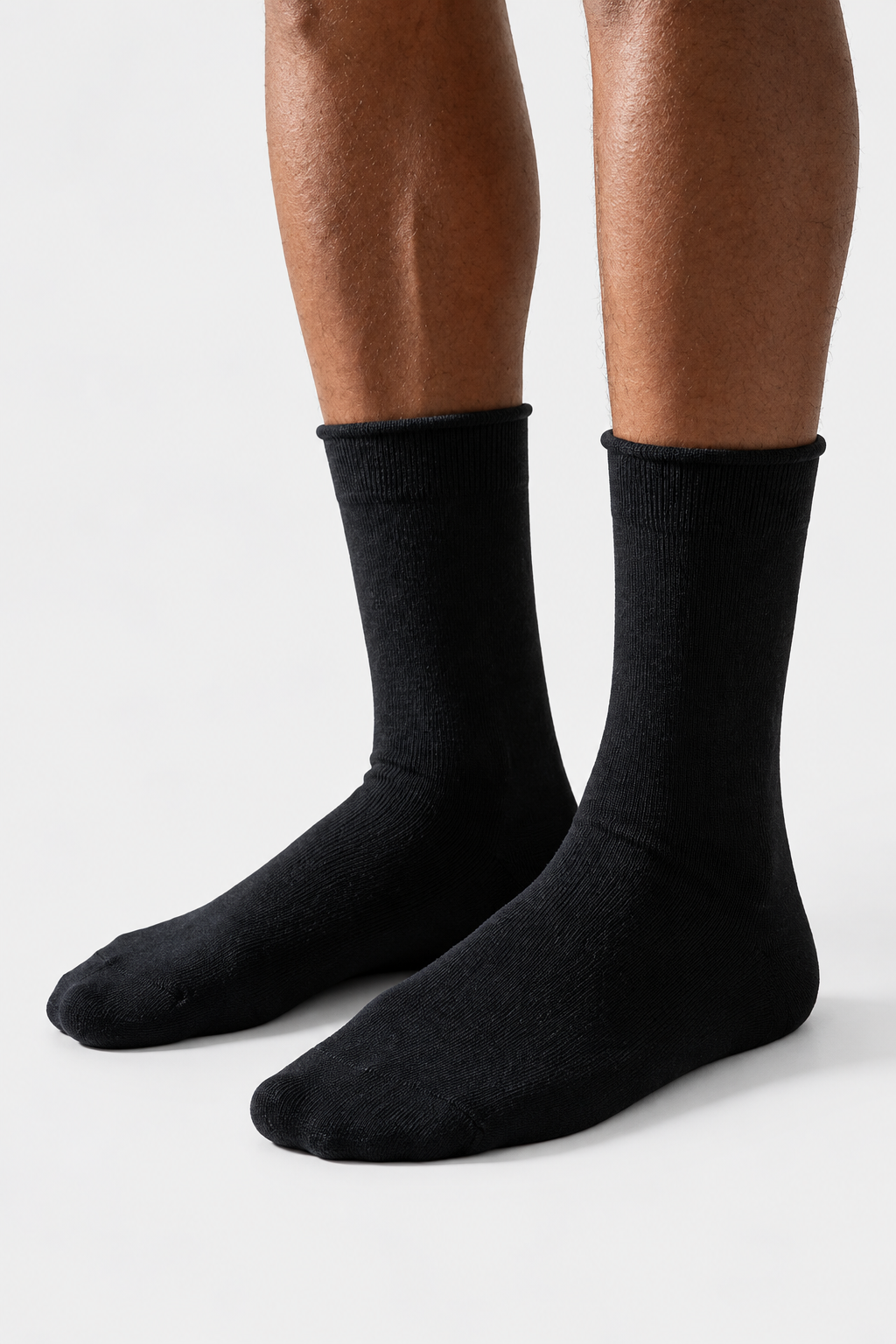 NEW HAROLD BAMBOO COMFORT MEN'S SOCKS - BLACK