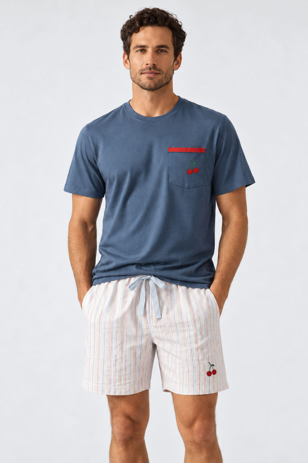 MEDITERRANEAN MEN'S SHORTS SET NAVY