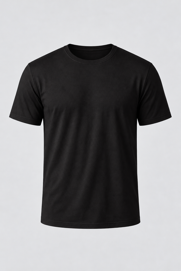 SILVER BASIC MEN PYJAMAS TOP BLACK