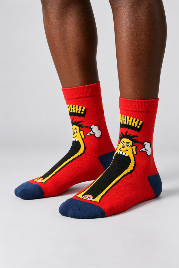 ANGRY UNISEX SOCKS - MIX