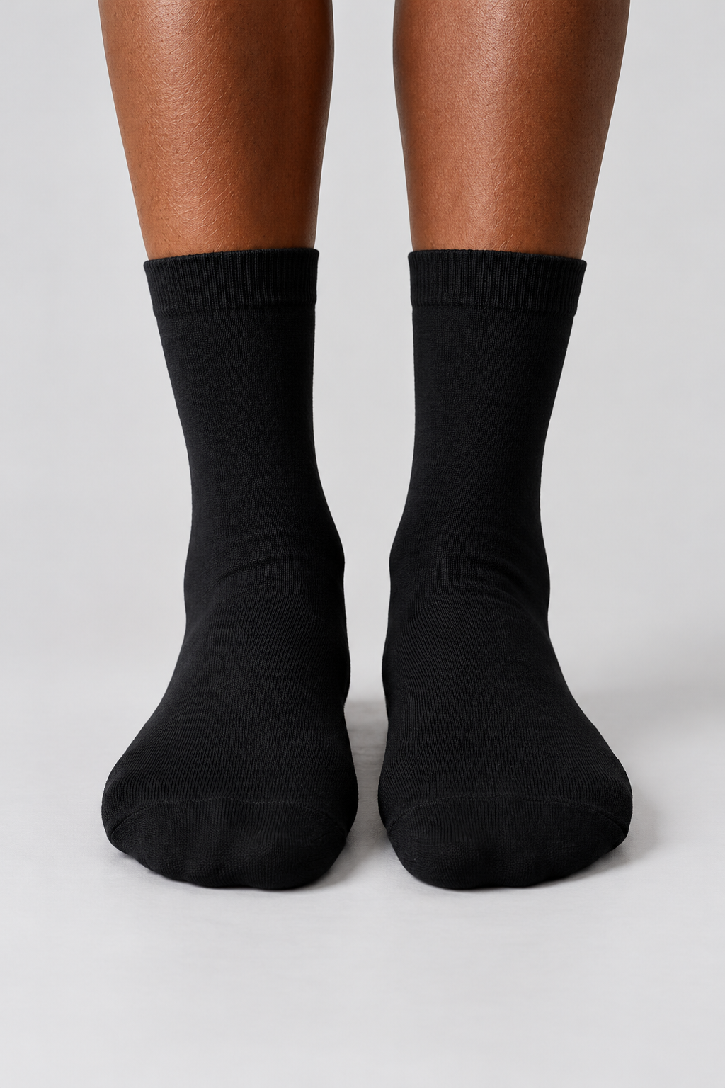 NEW HAROLD BAMBOO WOMEN SOCKET SOCKS BLACK