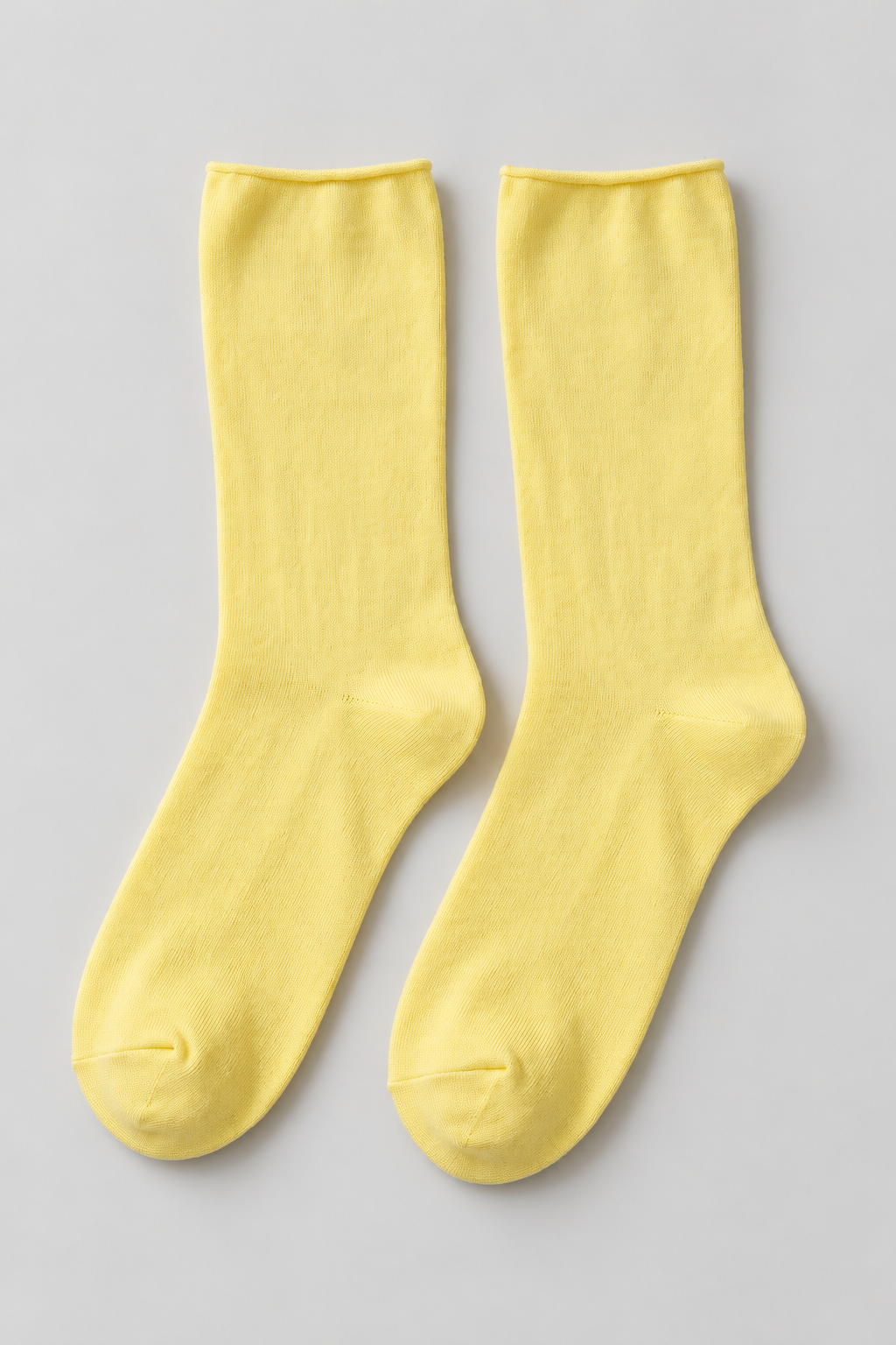 ELASTIC MODAL WOMEN SOCKS YELLOW